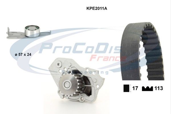 PROCODIS FRANCE Водяной насос + комплект зубчатого ремня KPE4050C